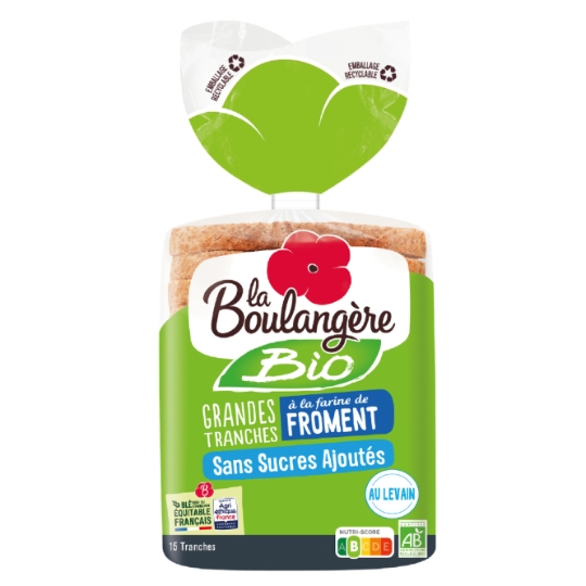 Pain de mie Nature Bio LA BOULANGERE