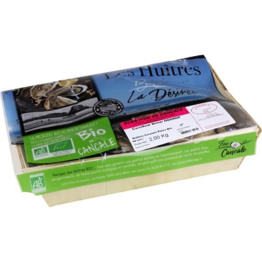 Huîtres Fines de Cancale N°3 Bio
