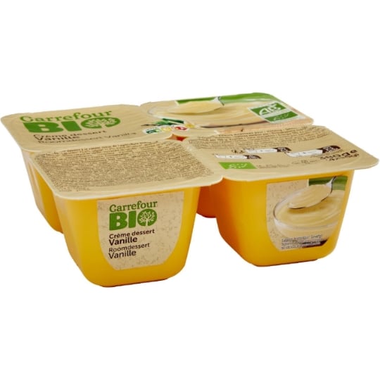 Crème dessert vanille CARREFOUR BIO