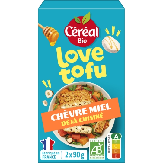 Tofu Chèvre Miel Noisettes Bio CEREAL BIO