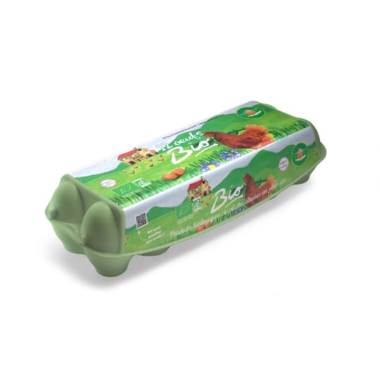 Œuf France certifié par FR-BIO10 Bio X12 LA PLUME BLANCHE
