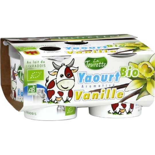 Yaourts bio vanille LA TOURETTE
