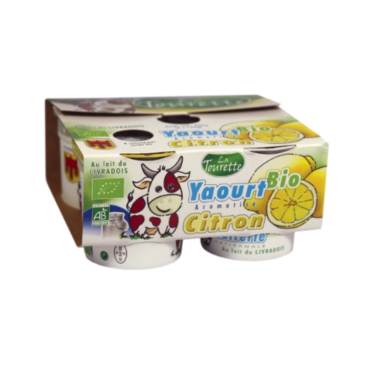 Yaourts citron Bio LA TOURETTE