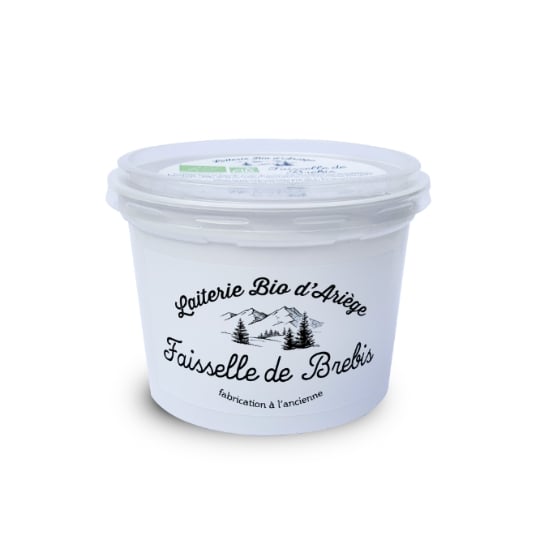 Faisselle Au Lait Entier de Brebis Bio LAITERIE BIO D'ARIEGE