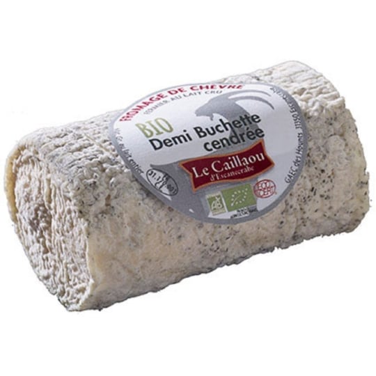 Fromage de chèvre Bio demi bûchette cendrée  LE CAILLAOU D'ESCANECRABE