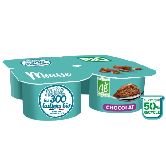 Mousse chocolat Bio LES 300 & BIO