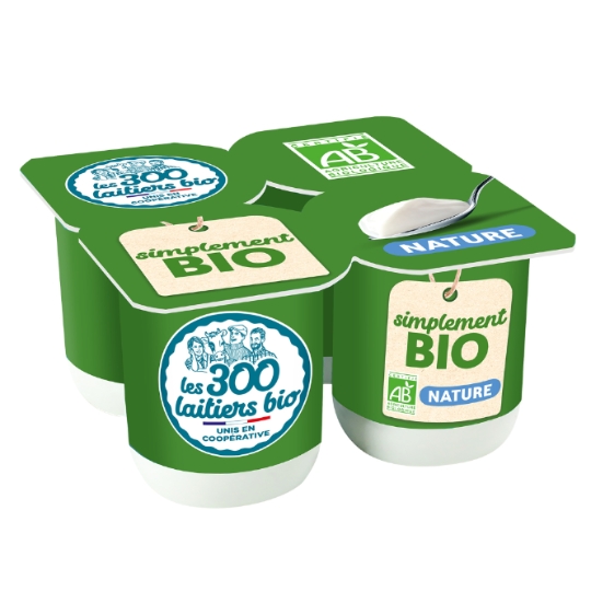 Yaourts nature Bio LES 300 & BIO