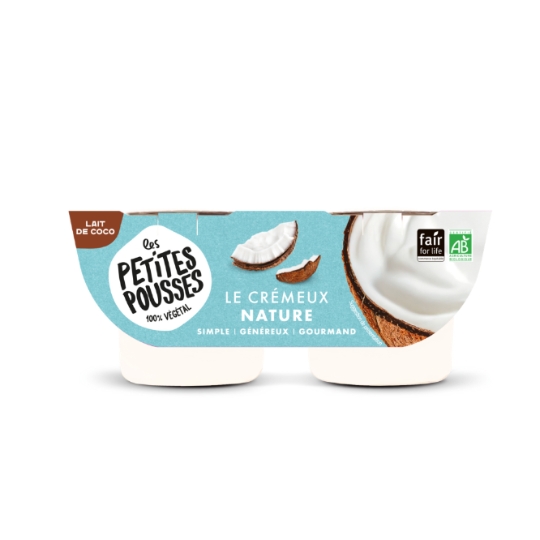 Dessert végétal coco brassé Bio LES PETITES POUSSES