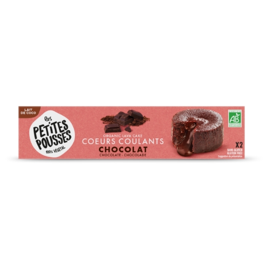 Dessert végétal  au lait de coco et au chocolat bio LES PETITES POUSSES