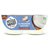 Dessert Végétal Protéiné Nature Lait de Coco Bio LES PETITES POUSSES