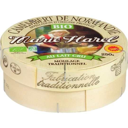 Fromage Camembert Bio lait cru AOP MARIE HAREL