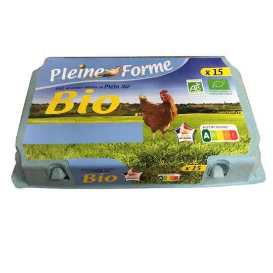 Œufs  Bio Calibre Moyen Gros PLEINE FORME