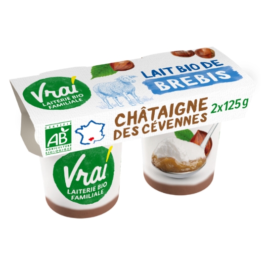 Yaourts Châtaigne Bio TRUE