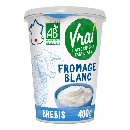 Fromage blanc  de brebis nature Bio VRAI