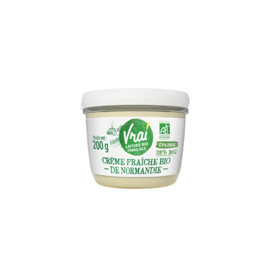 Crème Fraiche Bio de Normandie VRAI