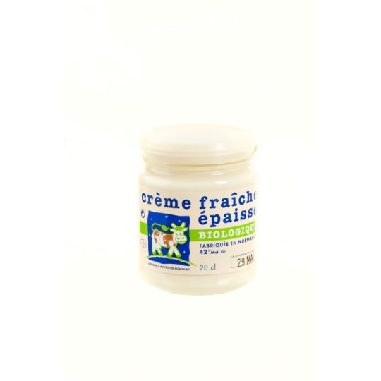 Crème Fraîche Bio Epaisse 42% Mat.Gr.