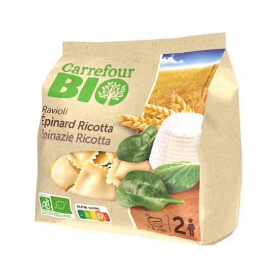 Ravioli Épinard Ricotta  Bio CARREFOUR BIO