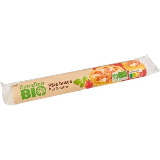 Pâte brisée pur beurre CARREFOUR BIO