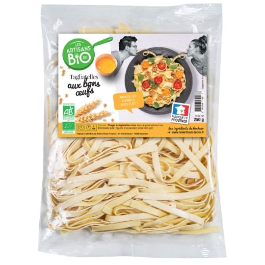 Tagliatelles Aux Oeufs Frais Bio ARTISANS DU BIO