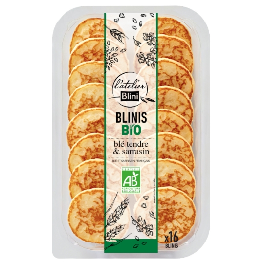 Blinis Blé Tendre et Sarrasin Bio ATELIER BLINI