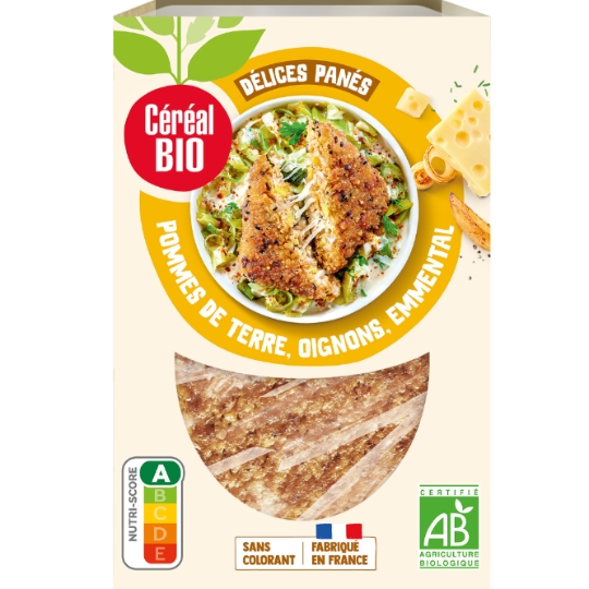 Délices Panés Pommes de Terre, Oignons, Emmental Bio CEREAL BIO FRAIS