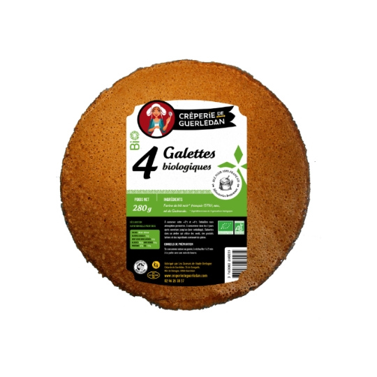 Galettes bio CREPERIE DE GUERLEDAN