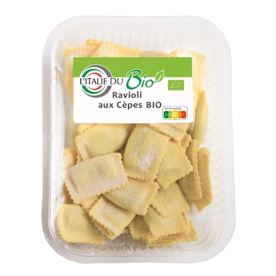 Pâtes Fraîches Ravioli Aux Cèpes Bio L'ITALIE DU BIO