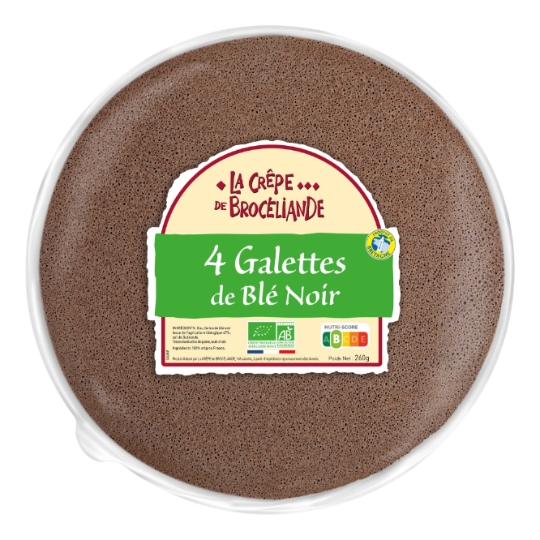Galettes bio de blé noir LA CREPE BROCELIANDE