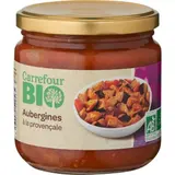 Légume cuisiné  aubergines provençale Bio CARREFOUR BIO