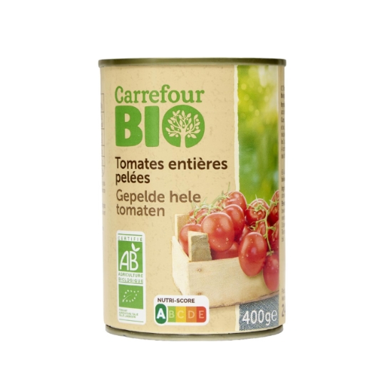 Tomates entières pelées Bio CARREFOUR BIO