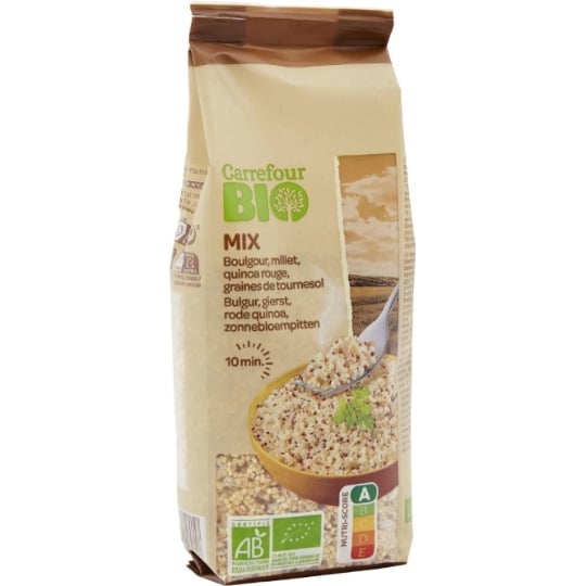 Mélange boulgour millet quinoa CARREFOUR BIO
