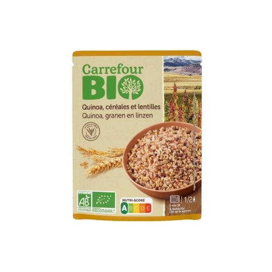 Mélange  quinoa céréales et lentilles Bio CARREFOUR BIO