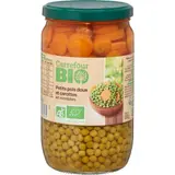 Petits pois carottes  en rondelles Bio CARREFOUR BIO