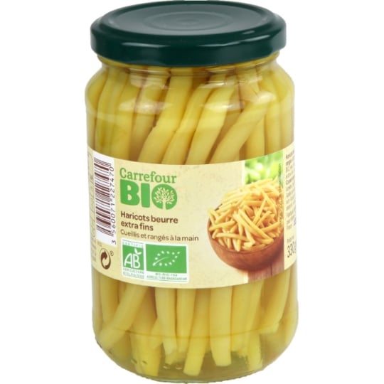 Haricots beurre  extra fins Bio CARREFOUR BIO