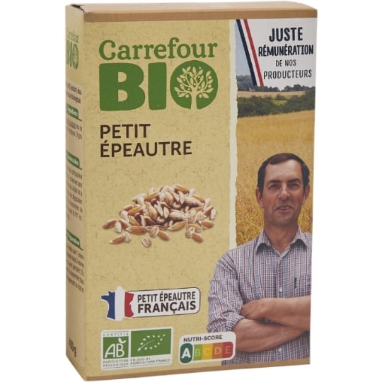 Petit épeautre Engagé auprès des producteurs partenaires CARREFOUR BIO