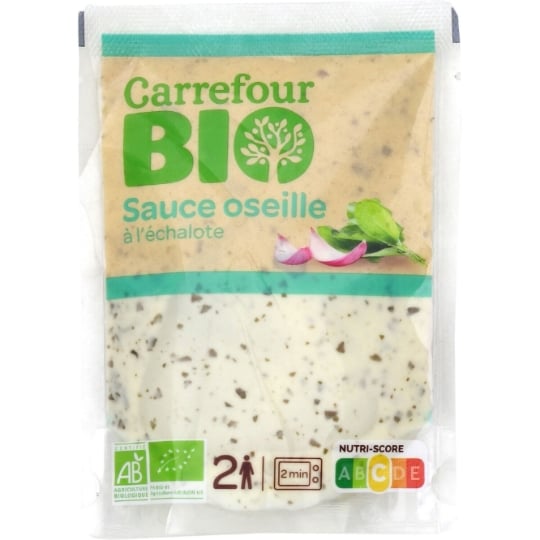 Sauce Oseille à l'Echalote Bio CARREFOUR BIO