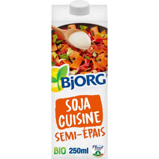 Aide Culinaire Soja Cuisine Semi-Epais Bio BJORG