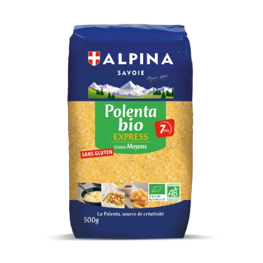 Polenta Grains Moyen sans Gluten Bio ALPINA SAVOIE