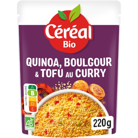 Quinoa & boulghour à l'indienne bio CEREAL BIO