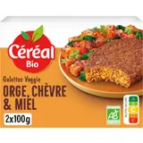 Galettes orge, boulghour & chèvre miel bio CEREAL BIO