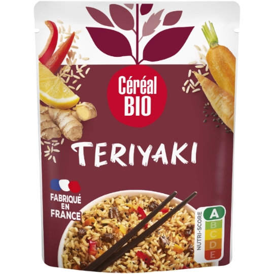 Riz micro-ondes Bio façon teriaki 2mn CEREAL BIO