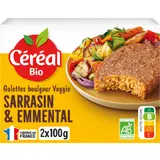 Galettes boulgour et sarrasin à l'emmental Bio CEREAL BIO