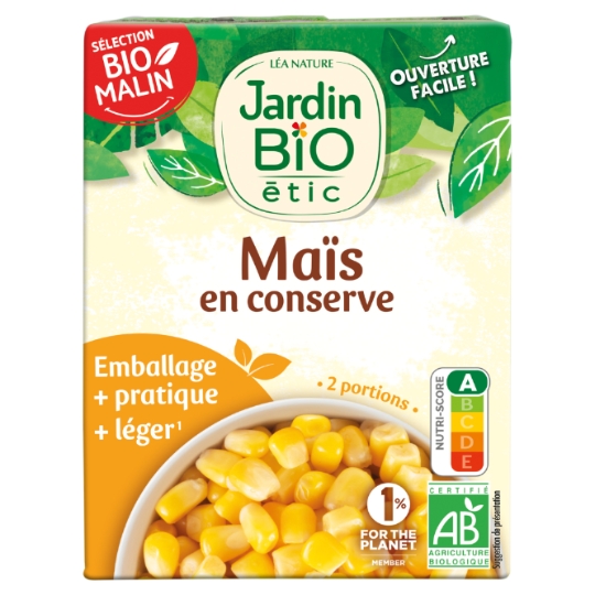MaÏs En Conserve JARDIN BIO