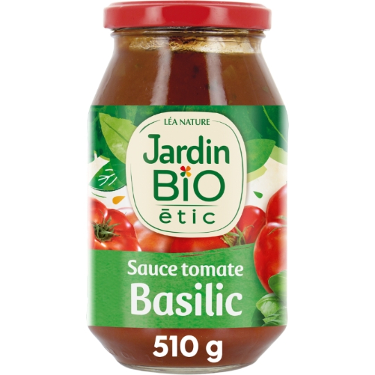 Sauce tomate Bio au basilic JARDIN BIO ETIC