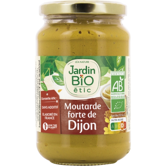 Moutarde forte de Dijon Bio JARDIN BIO ETIC