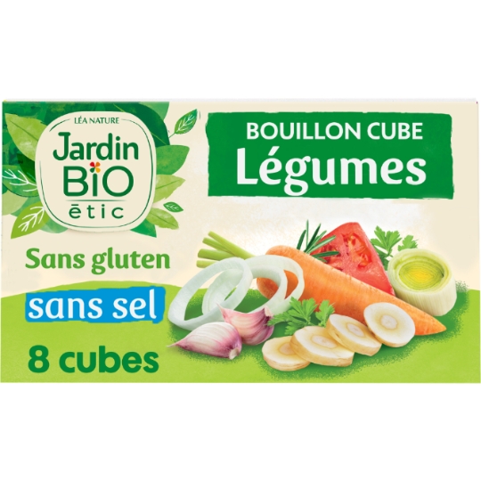 Bouillon légumes sans sel sans gluten Bio JARDIN BIO ETIC