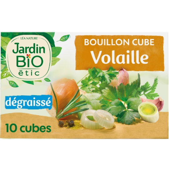 Bouillon volaille degraissé Bio JARDIN BIO ETIC