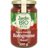 Sauce tomate bolognaise au boeuf Bio JARDIN BIO ETIC