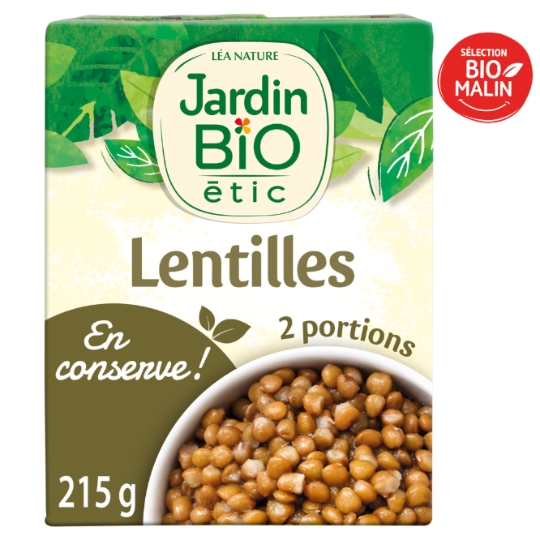 Lentilles Bio JARDIN BIO ETIC