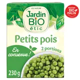 Petits pois bio JARDIN BIO ETIC